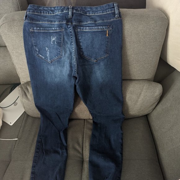 0intage America button flye distressed jeans - Picture 3 of 6